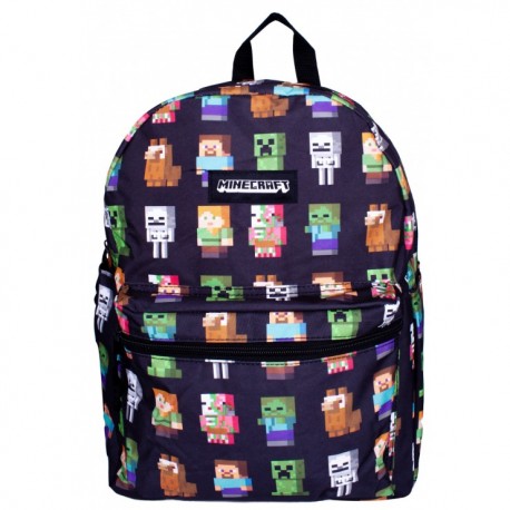 Mochila Minecraft 40cm para Portatil Chibi
