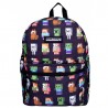 Minecraft Large School Backpack Multiuse Laptop Bag Chibi Characters