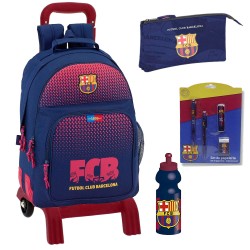 Mochila FC Barcelona Multiuso Escolar Proteccion para Portatiles con Trolley Grande