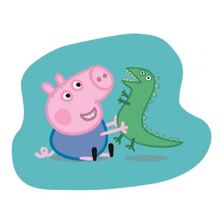 Cojines Peppa Pig y George formas 3D Decoracion Infantil Diseño Oficial