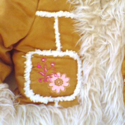 Abrigo Bebe Ante con Pelo Sintético