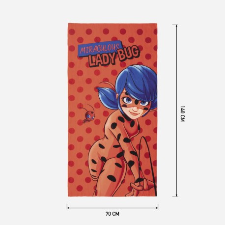 Miraculous Ladybug Towel Beach Soft Microfibre Fast Dry