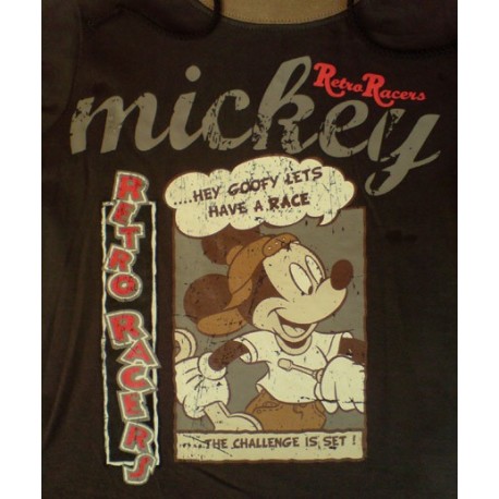 Camiseta MICKEY Retro Racers Marron