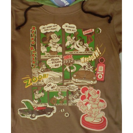 Camiseta MICKEY Retro Racers Verde