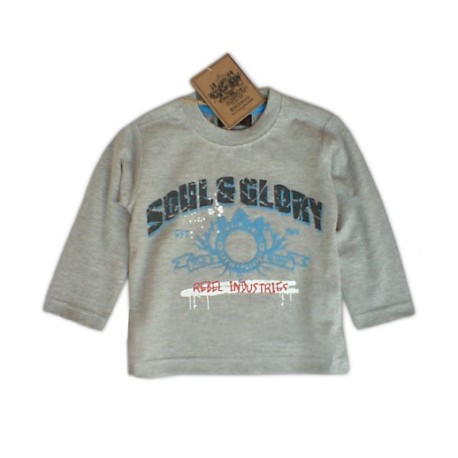 Camiseta SOUL&GLORY Rebel Industries ML Gris