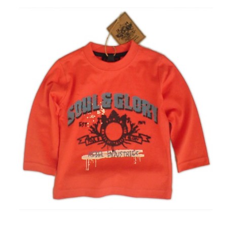 Camiseta SOUL&GLORY Rebel Industries ML Naranja