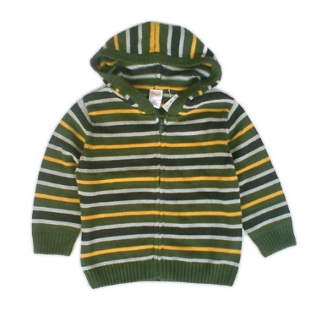 Chaqueta Niño GIMBOREE con Capucha Punto a Rayas 